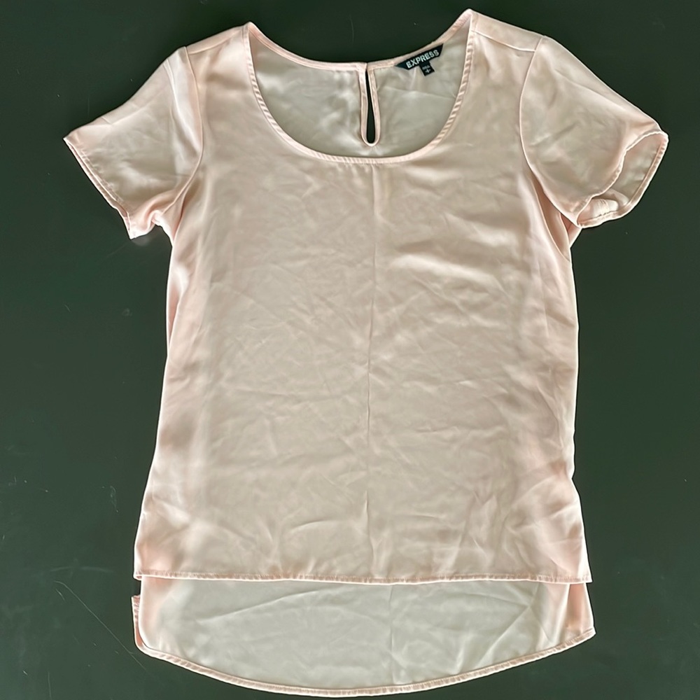 Express Pink Oversized Blouse